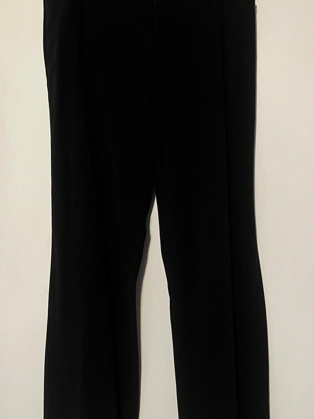 Metaphor Black Boot-Cut Dress Pants
